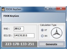 MERCEDES-BENZ DAS FDOK/VEDOC ENCRYPTED RANDOM NUMBER CALCULATOR